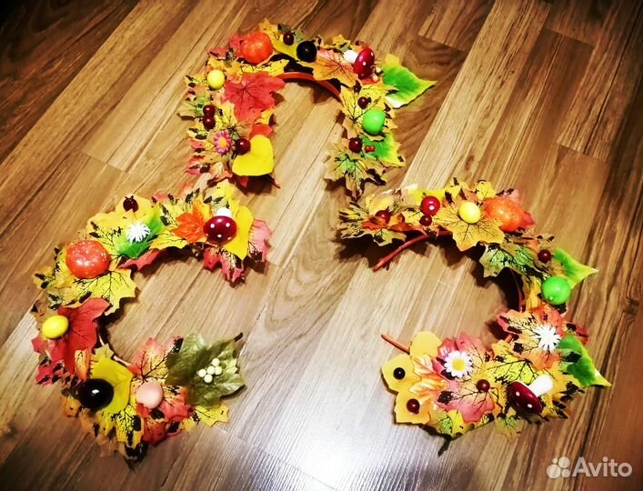 Ободок на праздник осени, фото сессию, из осенних