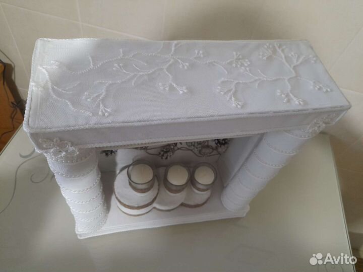 Креативный подсвечник - камин