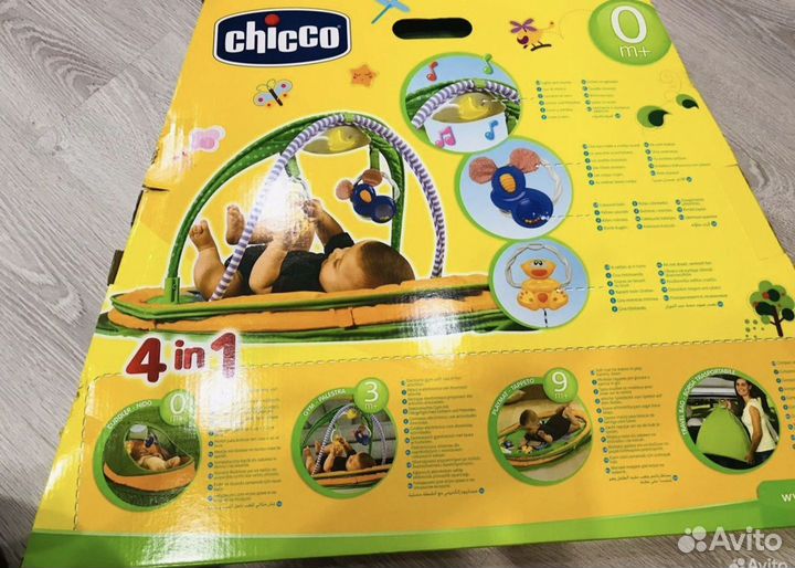 Развивающий музыкальный коврик chicco