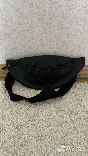 Сумку мужская на пояс-плечо нат. кожа