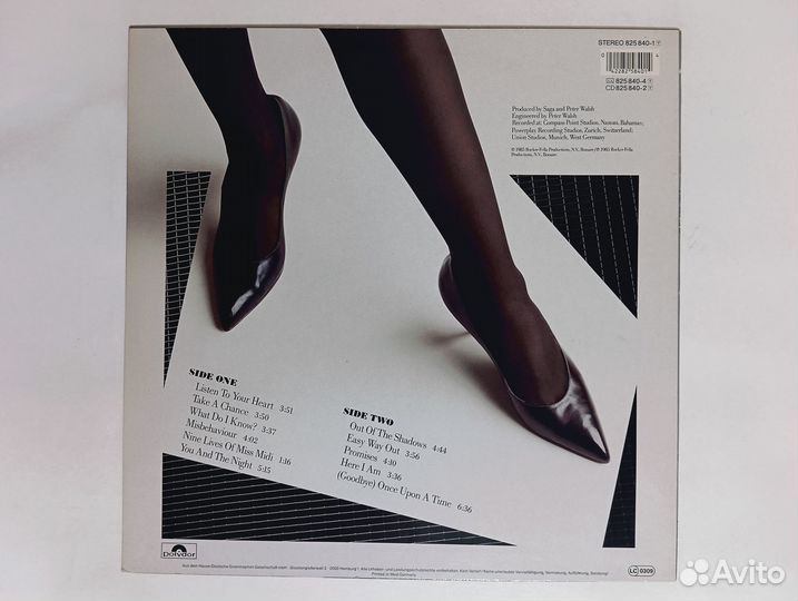 LP Saga - Behaviour Germany Polydor 1985г