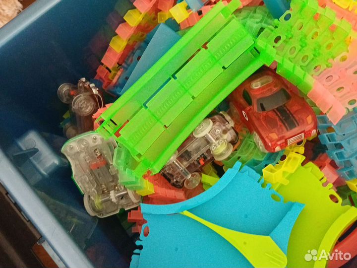 Гибкий трек с машинками