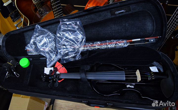 Электроскрипка Stagg EVN X-4/4 BK, цвет черный