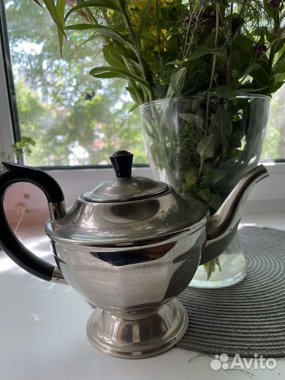 Заварочный чайник мельхиор