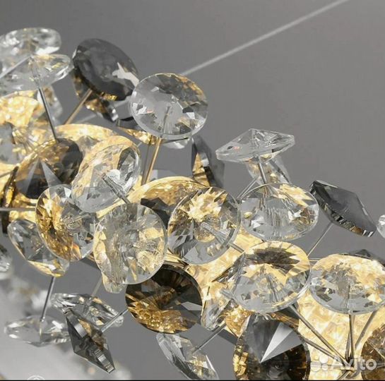 Люстра потолочная хрустальная новая