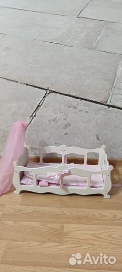 Стульчик и кровать игровые