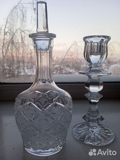 Графин хрустальный 0,5л