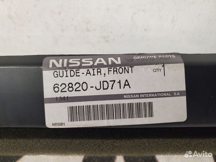 Воздуховод радиатора Nissan Qashqai J10 06-14