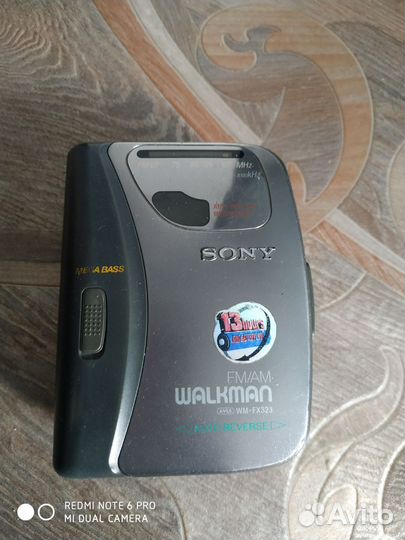 Кассетный плеер sony walkman wm-fx323