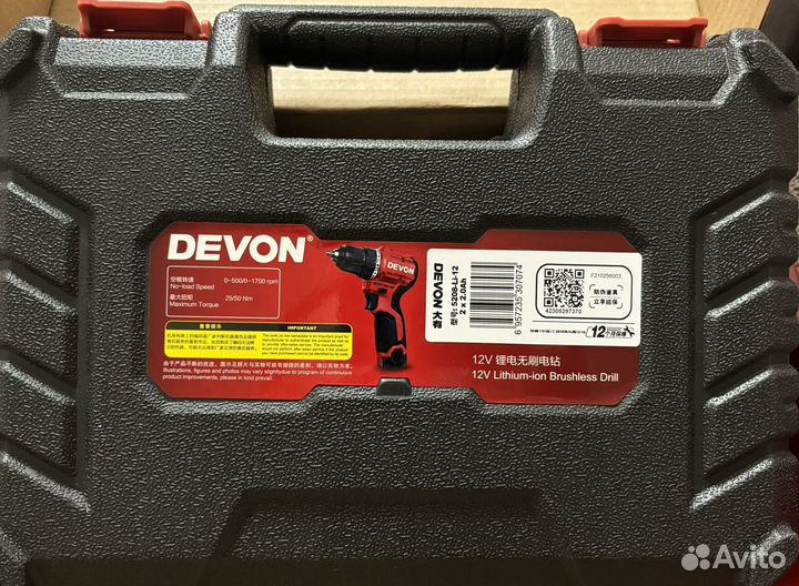 Шуруповерт Devon 5208 без зарядных устройств