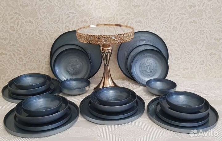 Набор столовой посуды новый 6 персон Турция
