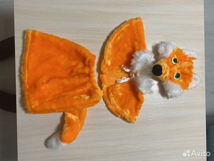 Детский карнавальный костюм лисы для девочек