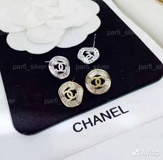 Серьги Chanel