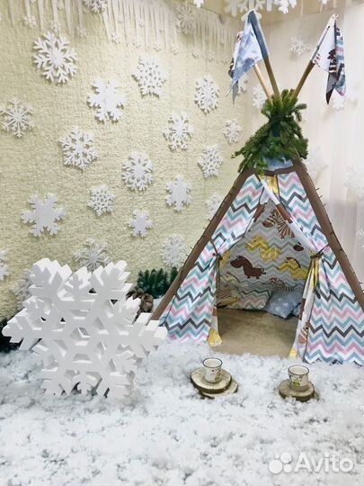 Снежинки большие толщина 15см 80 см высота