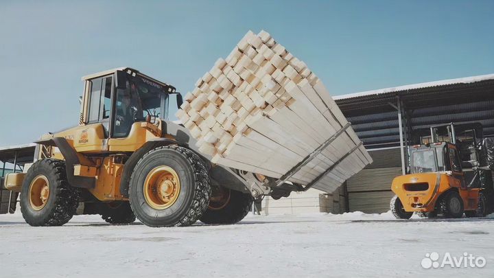 Брус обрезной из лиственницы 100х200х6.0 Сорт авс