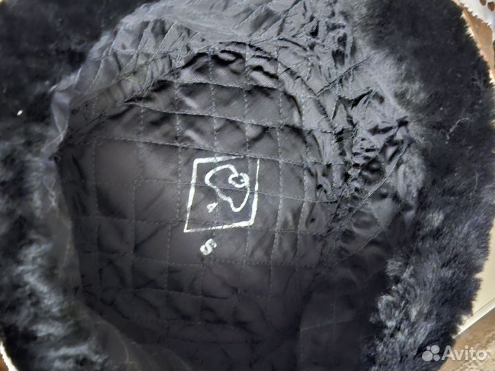 Шапка натуральная военная детская