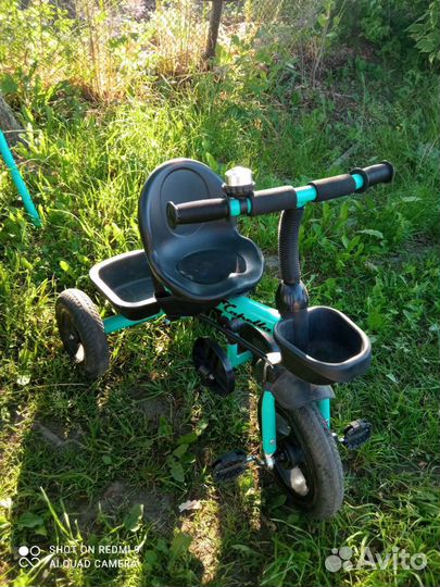 Детский велосипед с родительской ручкой