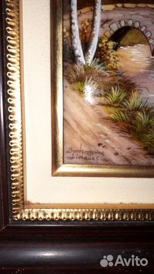 Картина Limoges P.Bonhamma эмаль