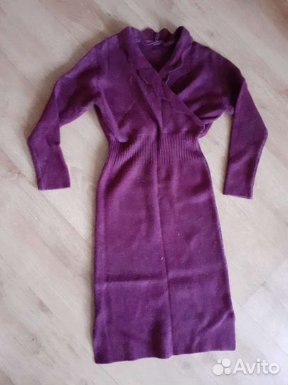 Вязаное платье