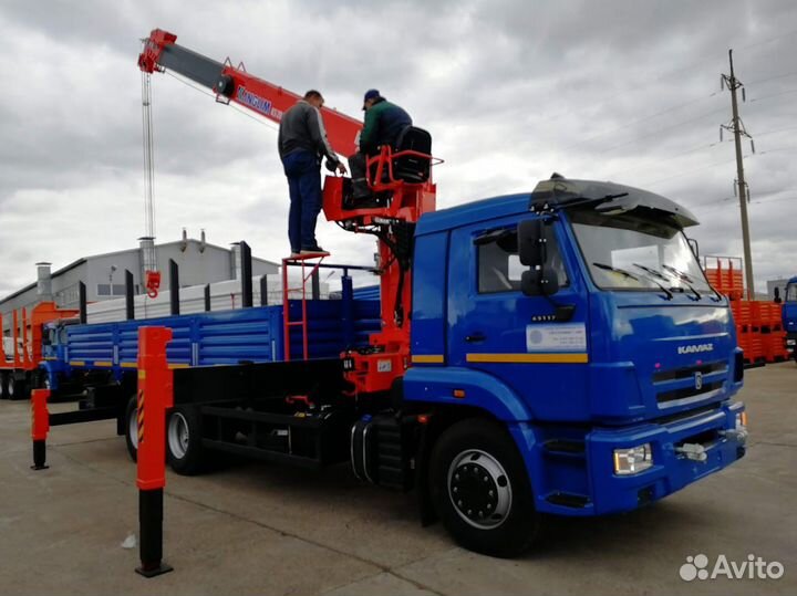 Аренда и услуги манипулятора, стрела 7.5 т