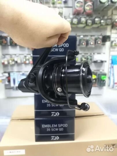 Сподовая катушка Daiwa Emblem spod 35 SCW QD