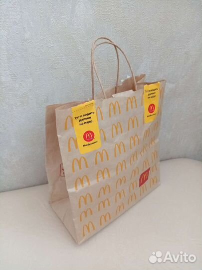 Пакет от McDonald's original