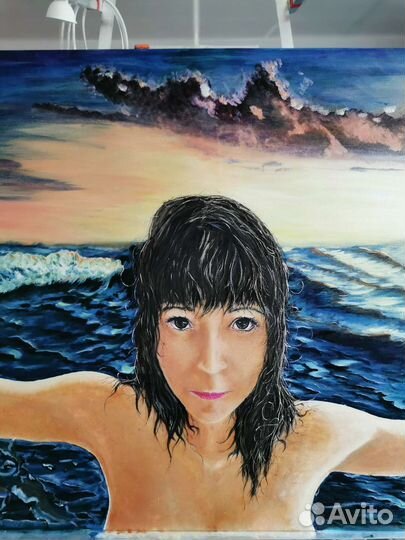 Картины маслом на больших холстах на заказ