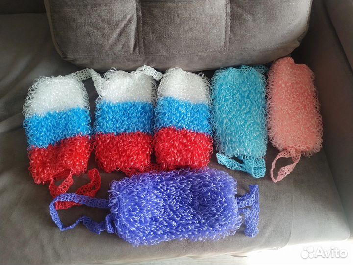 Мочалка ручной работы