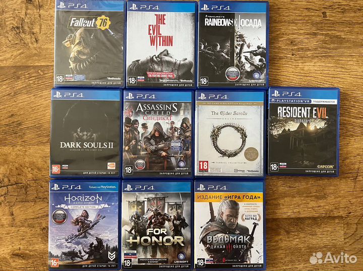 Sony PS4 игры на play station