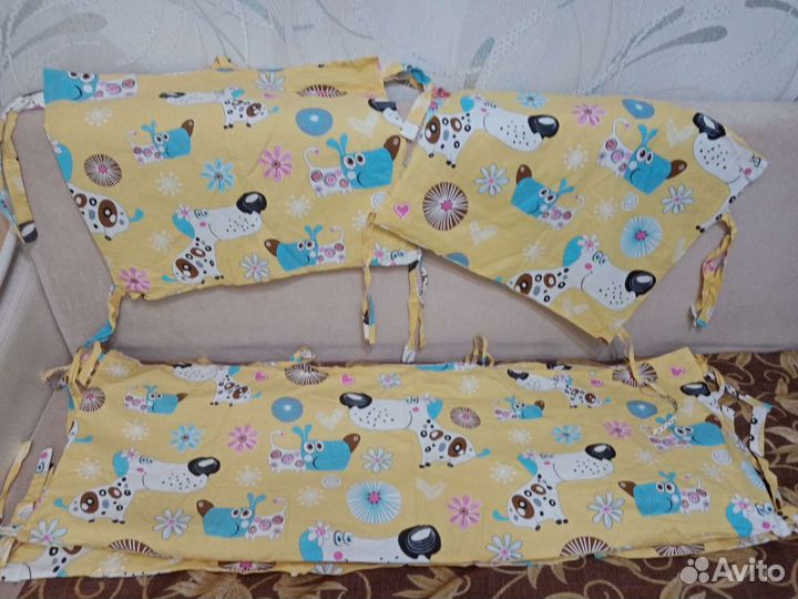 Бортики на детскую кровать