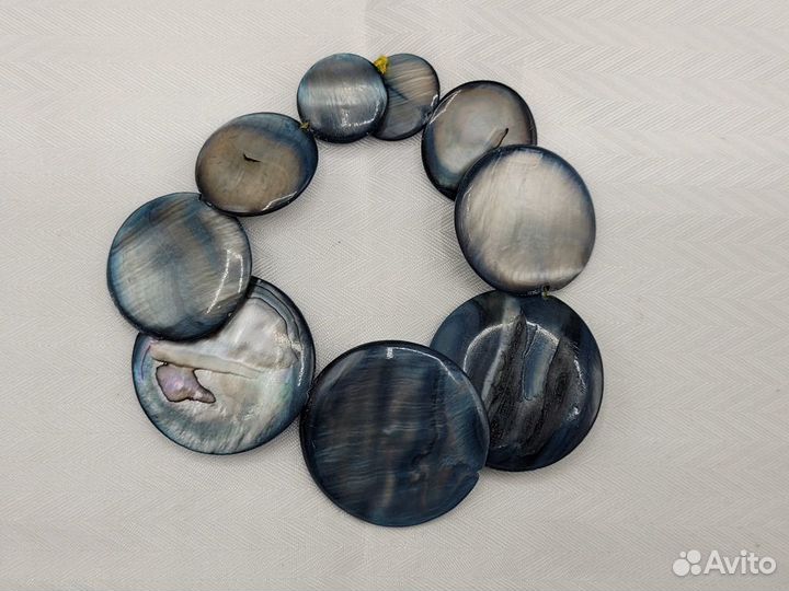 Бижутерия Браслет на резинке Перламутр 15-30 мм