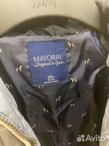Курточка Mayoral 92 см демисезонная объявление продам