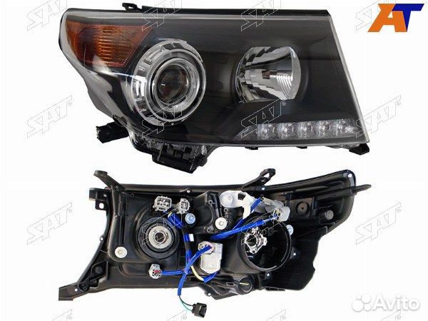 Фара toyota land cruiser, toyota land cruiser 200, toyota land cruiser 200 07-12, toyota land cruise