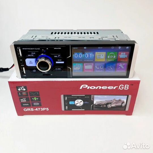 Автомагнитолы с сенсорным экраном (bluetooth/AUX)