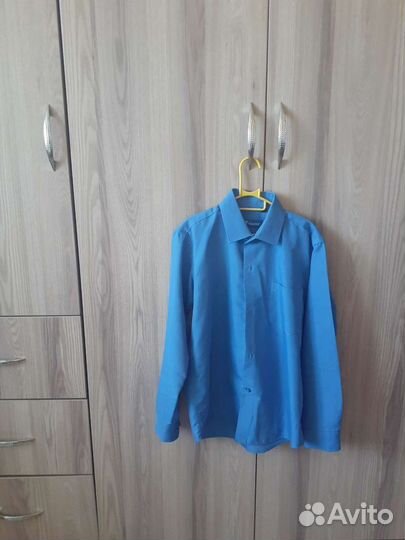 Рубашка синяя для школьника