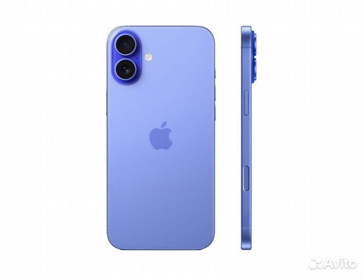 Смартфон Apple iPhone 16 512 GB, Dual SIM (nano SIM+eSIM), Ultramarine