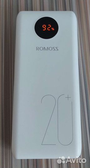 Romoss 20000 аккумулятор, поурбанк