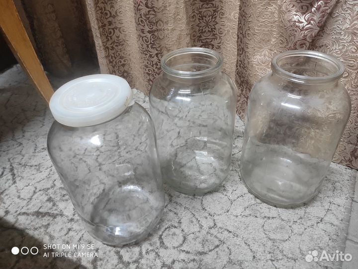 Банки стеклянные 5 литров