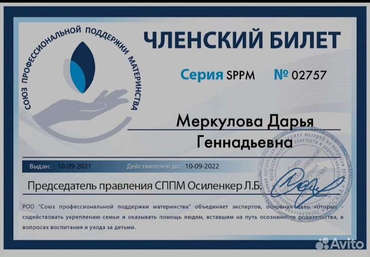 Консультант по гв