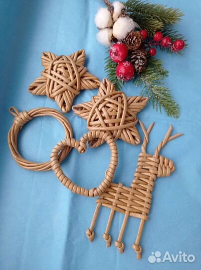Ёлочные игрушки ручной работы