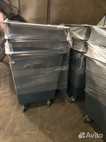 Мусорный контейнер из металла 0,75 м3 Арт kk7929