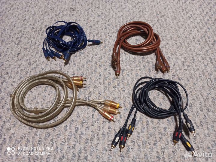 Высококачественные провода тюльпан аудио видео