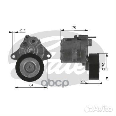 Ролик ремня приводного MB W202/W203/W204/W210/W