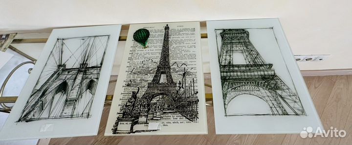 Дизайнерские стеклянные картины