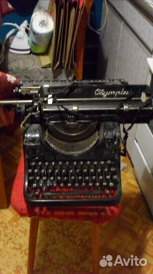 Печатная пишущая машинка olympia mod8