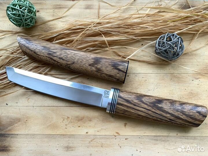 Нож Японский Танто в деревянном чехле