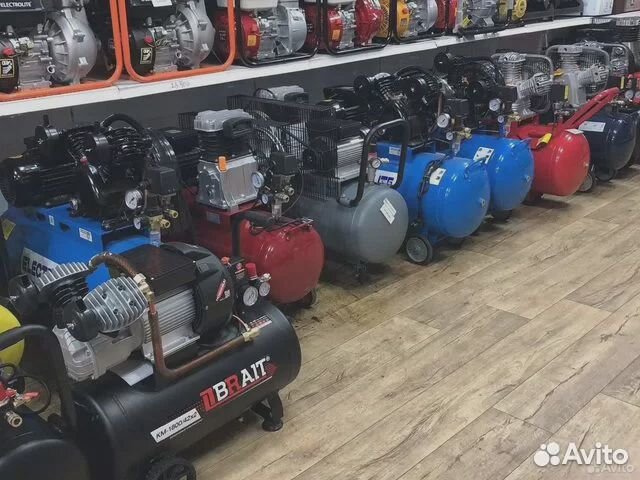 Компрессор воздушный от 240 до 660 л/мин. 220/380