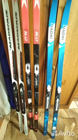 Лыжи классика 195, 145, 140, конек 150 -2, ботинки