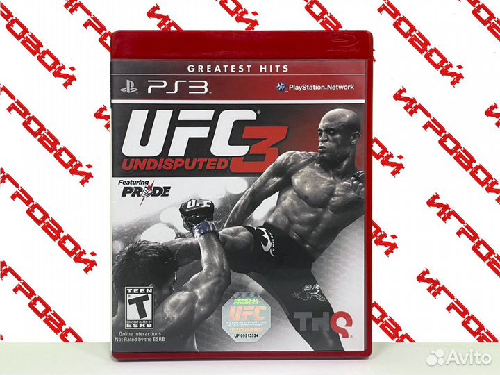 Игра UFC 3 Undisputed PS3, Playstation 3 Диск