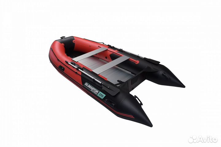 Лодка Пвх Gladiator C 370 AL красно черная